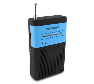 RÁDIO PORTÁTIL DIGITAL AZUL/PRE METRONIC
