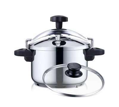 PANELA PRESSÃO 4L INOX - HAEGER PRESSURE COOKER 2IN1