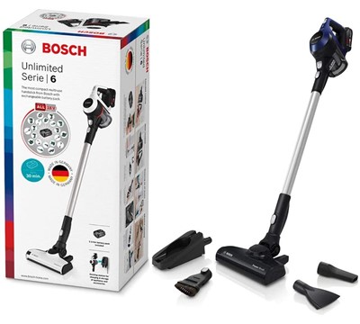 ASPIRADOR VERTICAL S/ FIOS BOSCH BBS611MAT 18V AZUL