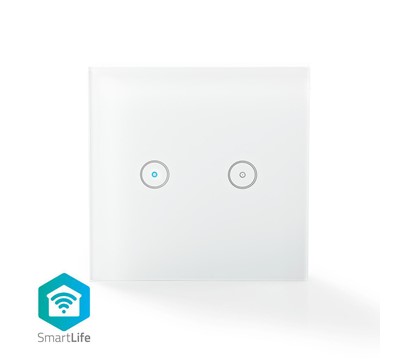 INTERRUPTOR INTELIGENTE DOUBLE WI-FI TOUCH LUZ BR