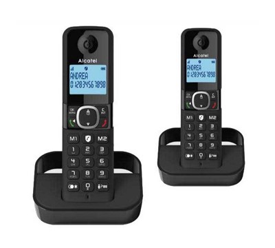 TELEFONE FIXO ALCATEL F860 DUO BLACK