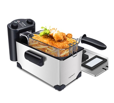 FRITADEIRA ELÉCTRICA 2200W 3L AÇO INOXIDÁVEL