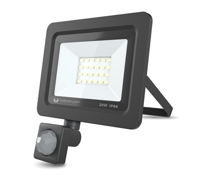 PROJETOR LED C/ SENSOR PROXIM II 20W PIR IP66 BR FRIO PRE