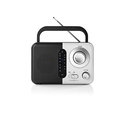 RÁDIO PORTÁTIL FM 2.4W PRE/BRA