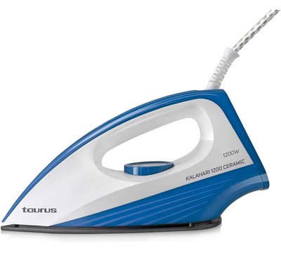 FERRO ENGOMAR A SECO KALAHARI TAURUS 1200W CERÂMICA BR/AZ