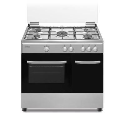 FOGÃO A GÁS 90CM 5G 1 WOK INOX PORTA-BOTIJA