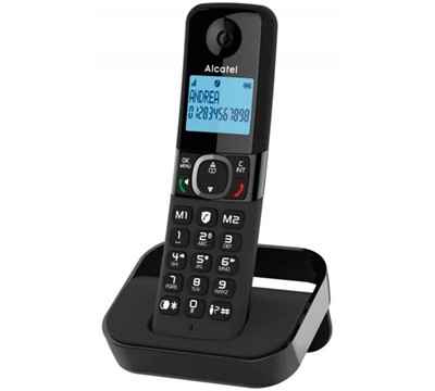 TELEFONE FIXO ALCATEL DECT F860 PRETO
