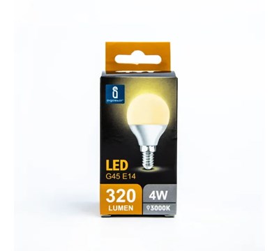 LAMPADA LED A5 G45 4W E14 3000K