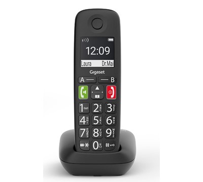 TELEFONE FIXO GIGASET E290 TECLAS GRANDES BLACK
