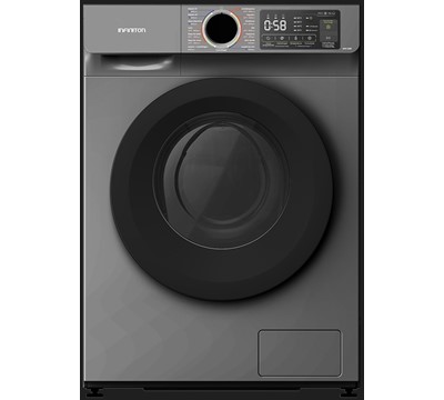MAQ LAVAR ROUPA INVERTER 8KG 85x59.5x56.5cm 1400RPM SPECIAL BLACK INOX