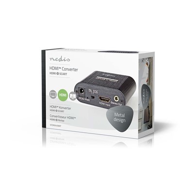 CONVERTIDOR HDMI ENTRADA HDMI/SCART FEM/1 VIA/480i/18Gbps