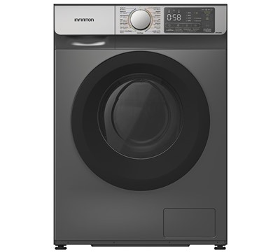 MÁQ LAVAR ROUPA 9KG 1400rpm INVERTER 85x60x57cm INOX PRETO