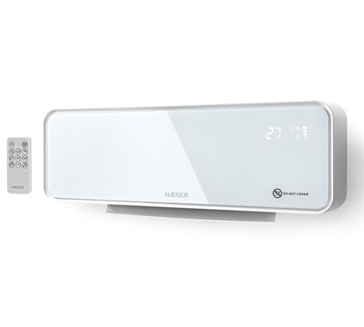 AQUECEDOR DE PAREDE C/ COMANDO 2000W - HAEGER iSHINE