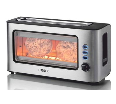 TORRADEIRA C/ JANELA 1000W - HAEGER WINDOW