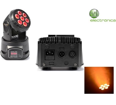 ROBOT LED MOVING HEAD RGB 7X10W DMX