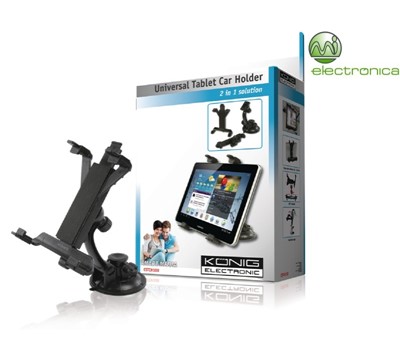 KIT SUPORTE TABLET UNIVERSAL 7-10" PARA CARRO