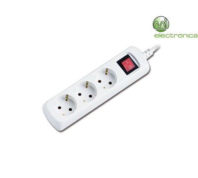 EXTENSÃO TOMADAS 3X 5M C/ INTERRUPTOR 3680W