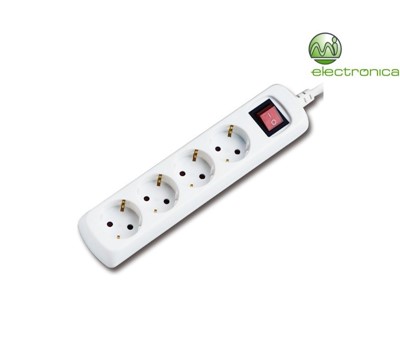 EXTENSÃO TOMADAS 4X 1,5M C/ INTERRUPTOR 3680W