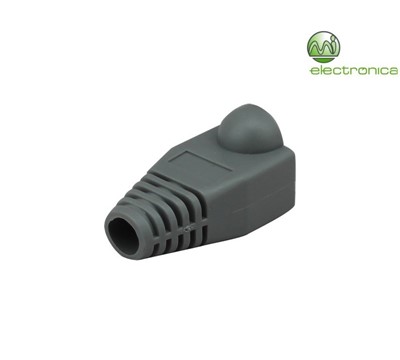 PROTEÇÃO FICHA RJ45 CINZA