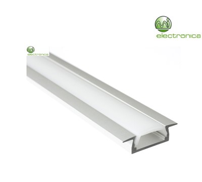 PERFIL DE LED RECTANGULAR C/ ABAS 2M