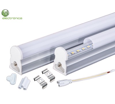 LAMPADA TUBULAR LED T5 87CM, 12W/220V BRANCO FRIO
