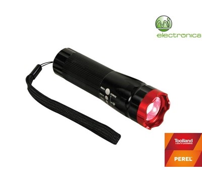 LANTERNA LED DE ALUMINIO 3W CREE SUPER BRILHO PEREL