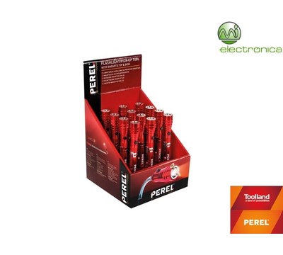 EXPOSITOR C/ 12X LANTERNAS LED FLEX.C/ PONTA MAGNÉTICA PEREL