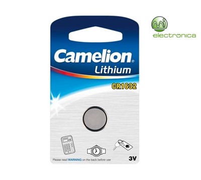 PILHA LITHIUM 3V CR1632 BP1 CAMELION