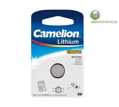 PILHA LITHIUM 3V CR1616 BP1 CAMELION