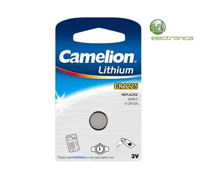 PILHA LITHIUM 3V CR1225 BP1 CAMELION