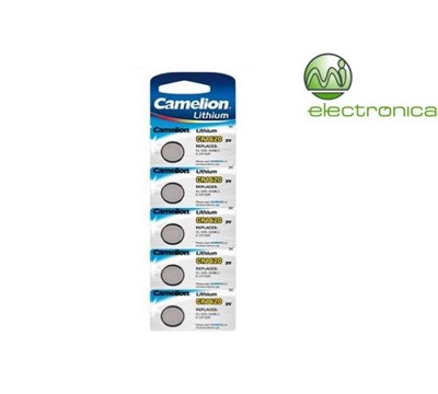 PILHA LITHIUM 3V CR1620 BP5 CAMELION