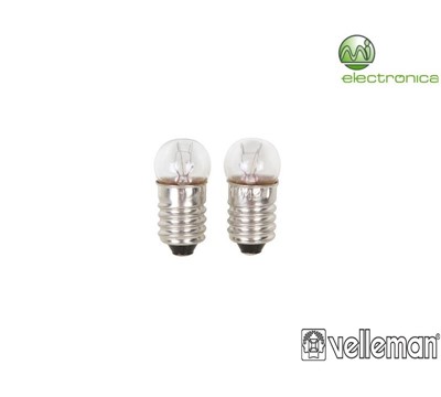 LÂMPADA G3 12V 50mA E10 VELLEMAN