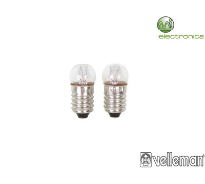 LÂMPADA G3 24V 50mA E10 VELLEMAN