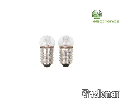 LÂMPADA G3 24V 100mA E10 VELLEMAN