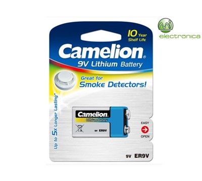 BATERIA LITHIUM 9V 6LR61 BP1 CAMELION