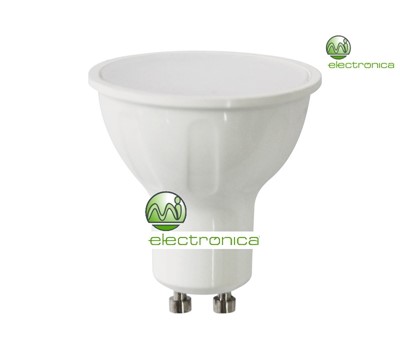 LAMPADA LED GU10 8W BRANCO QUENTE