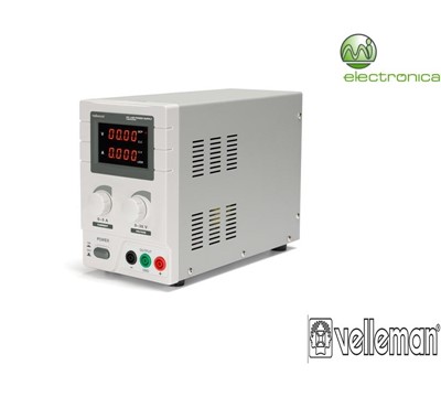 FONTE ALIMENTAÇÃO DC P/ LAB. 0-30VDC/0-5A MÁX VELLEMAN