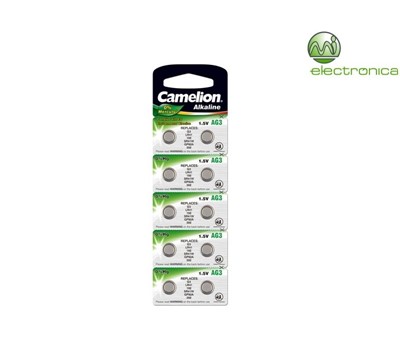 PILHA AG3 BP10 ALKALINE CAMELION