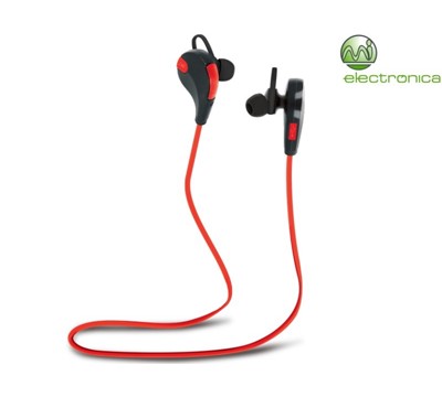 AURICULAR BLUETOOTH VERMELHO/PRETO