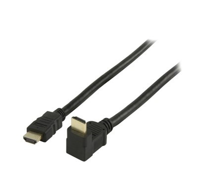 CABO HDMI ALTA VELOCIDADE C/ CONECTOR 90º 1,5M