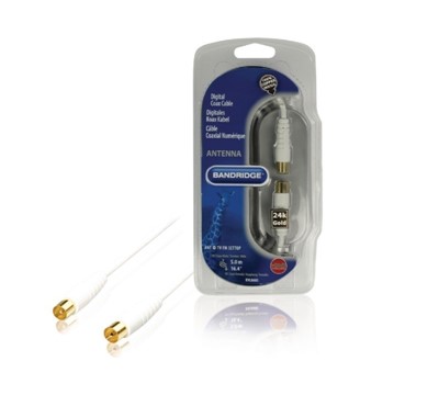 CABO COAXIAL RF 24K GOLD 5M