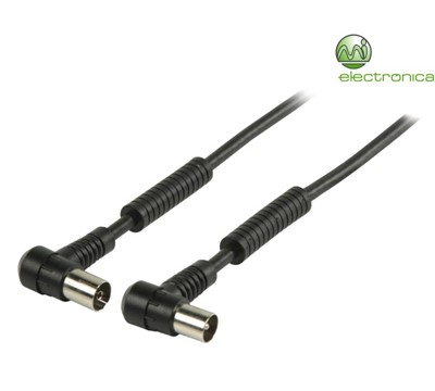 CABO COAXIAL RF 100dB C/ FILTROS 2M PRETO