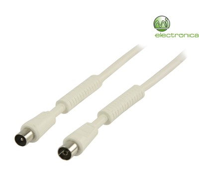 CABO COAXIAL RF 120dB C/ FILTROS 10M BRANCO