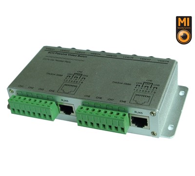 BALUN PASSIVO 8 CANAIS PASSIVO VIDEO  BALUN UTP
