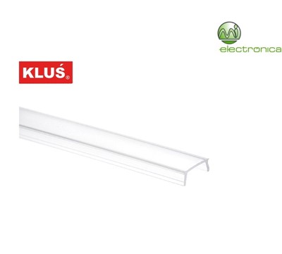 COBERTURA RECTANGULAR PARA PERFIL DE LED MILK K 1M
