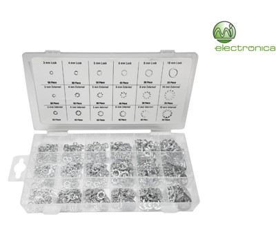 KIT 720 ANILHAS ESTRIADAS - VÁRIOS TAMANHOS