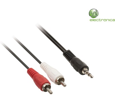 CABO JACK 3,5mm MACHO-2XRCA MACHO 3M