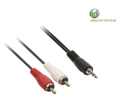 CABO JACK 3,5mm MACHO-2XRCA MACHO 5M
