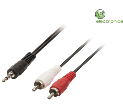 CABO JACK 3,5mm MACHO-2XRCA MACHO 10M