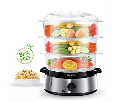 MÁQUINA COZEDURA A VAPOR 800W 3x3000ml